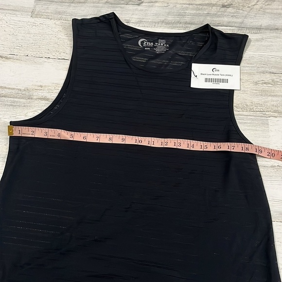 Zyia Active Black Luxe Muscle Tank XXXL.   NWT - Picture 6 of 7